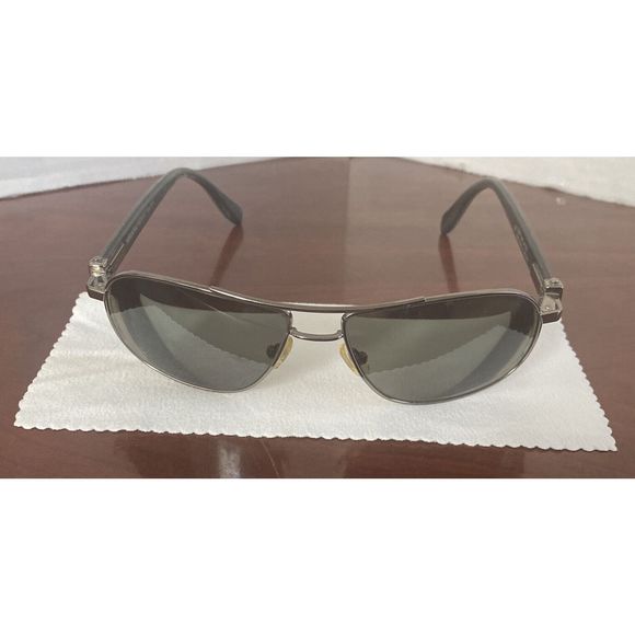 Vintage Morgenthal Frederics Sunglasses Zilver Gun Col 1036 Handmade in Germany